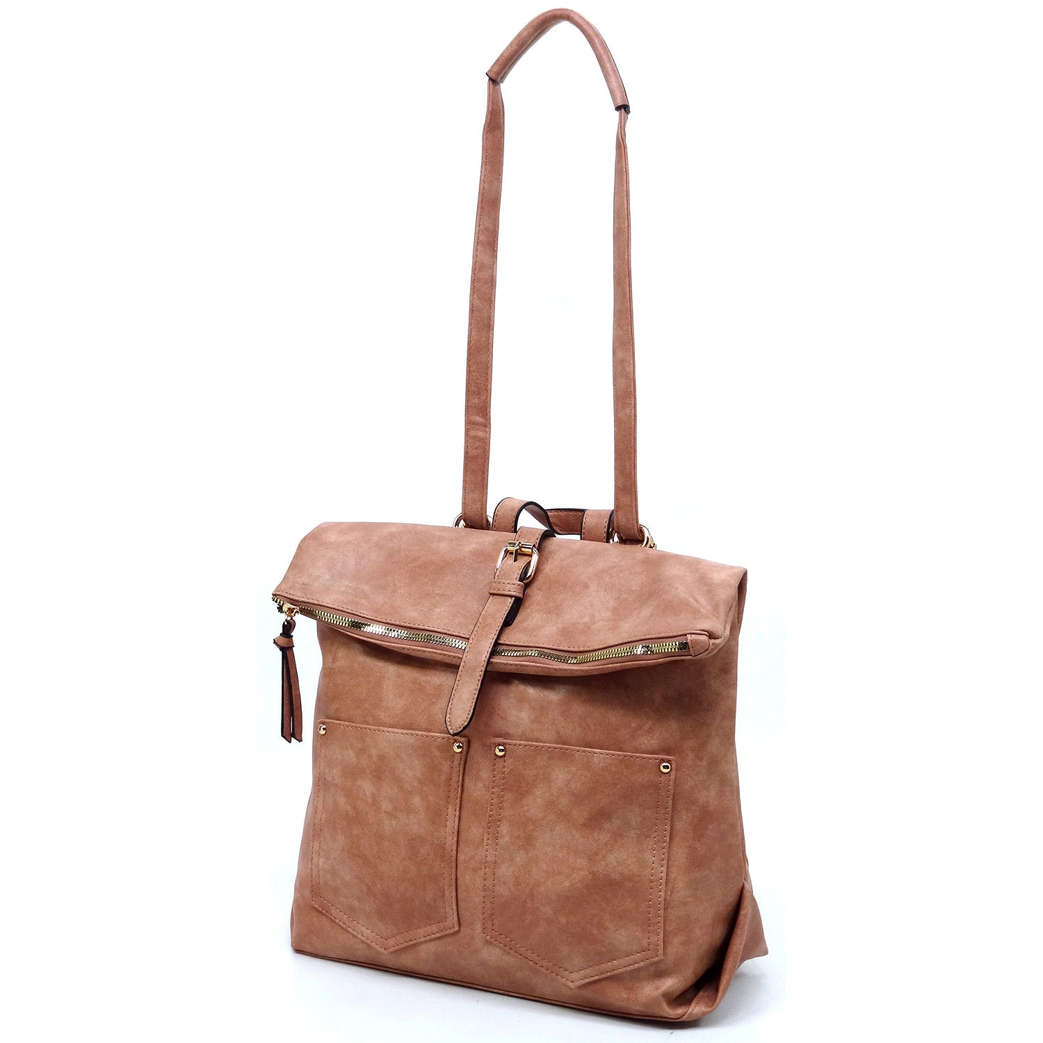 Fashion buckle flap convertible