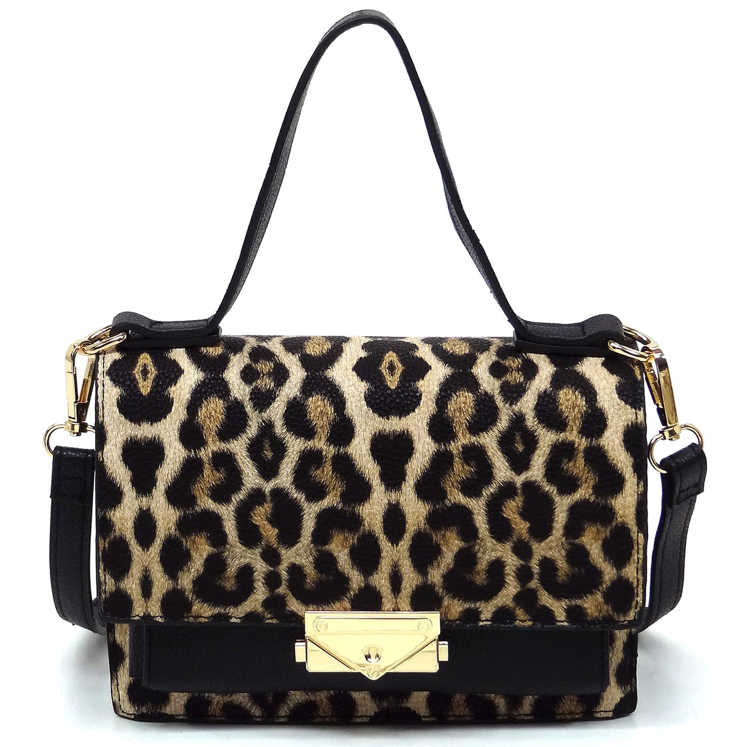 Fashion LEO  Push Lock Flap Crossbody Bag pre-order