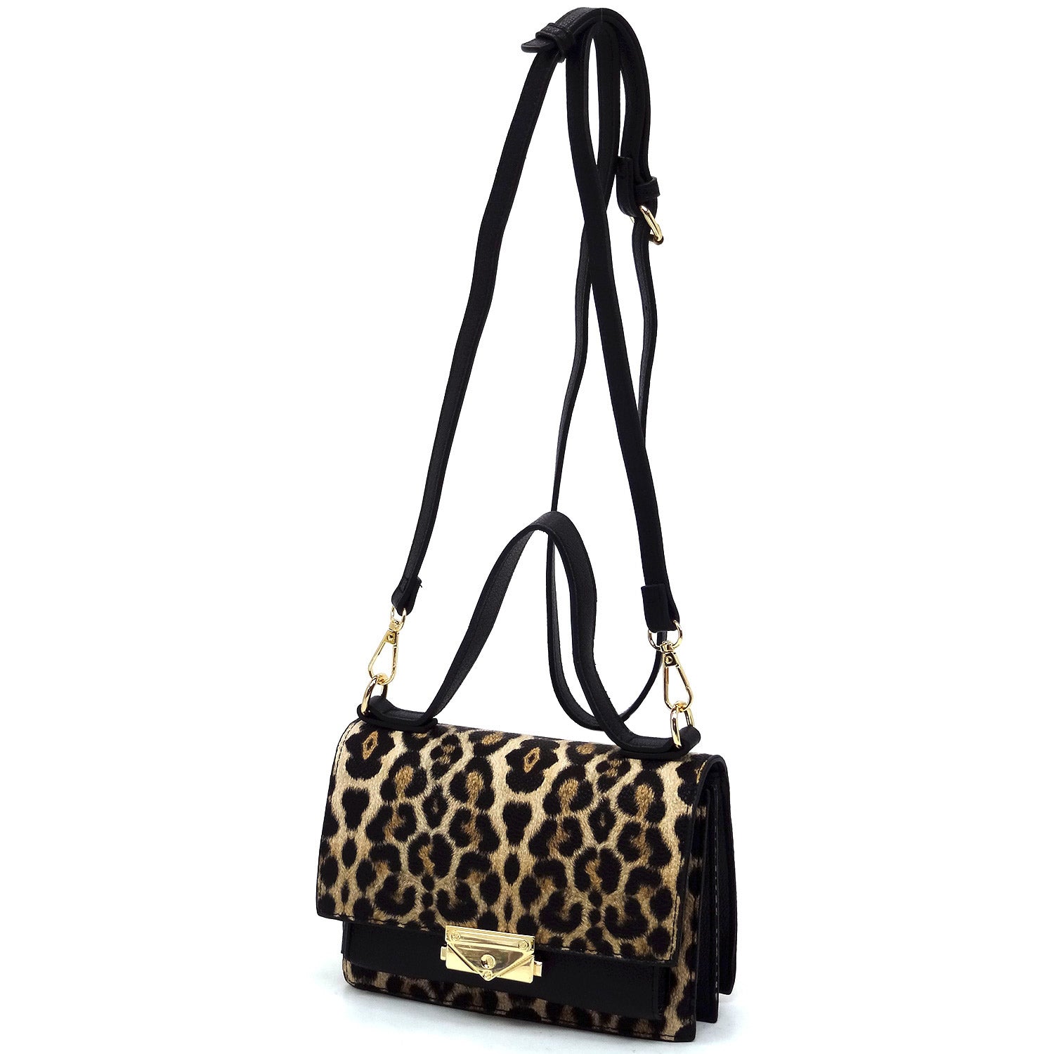 Fashion LEO  Push Lock Flap Crossbody Bag pre-order