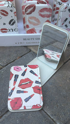 💋 Chic Folding Compact Makeup Mirror