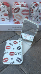 💋 Chic Folding Compact Makeup Mirror