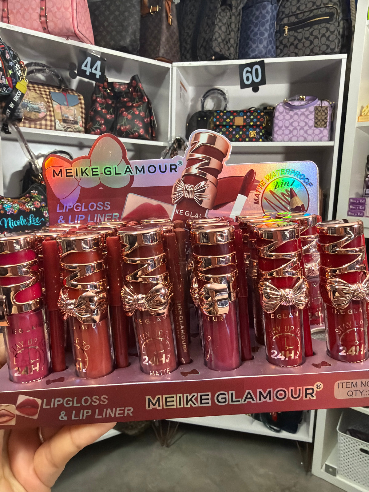Meike Glamour lipgloss& lipliner
