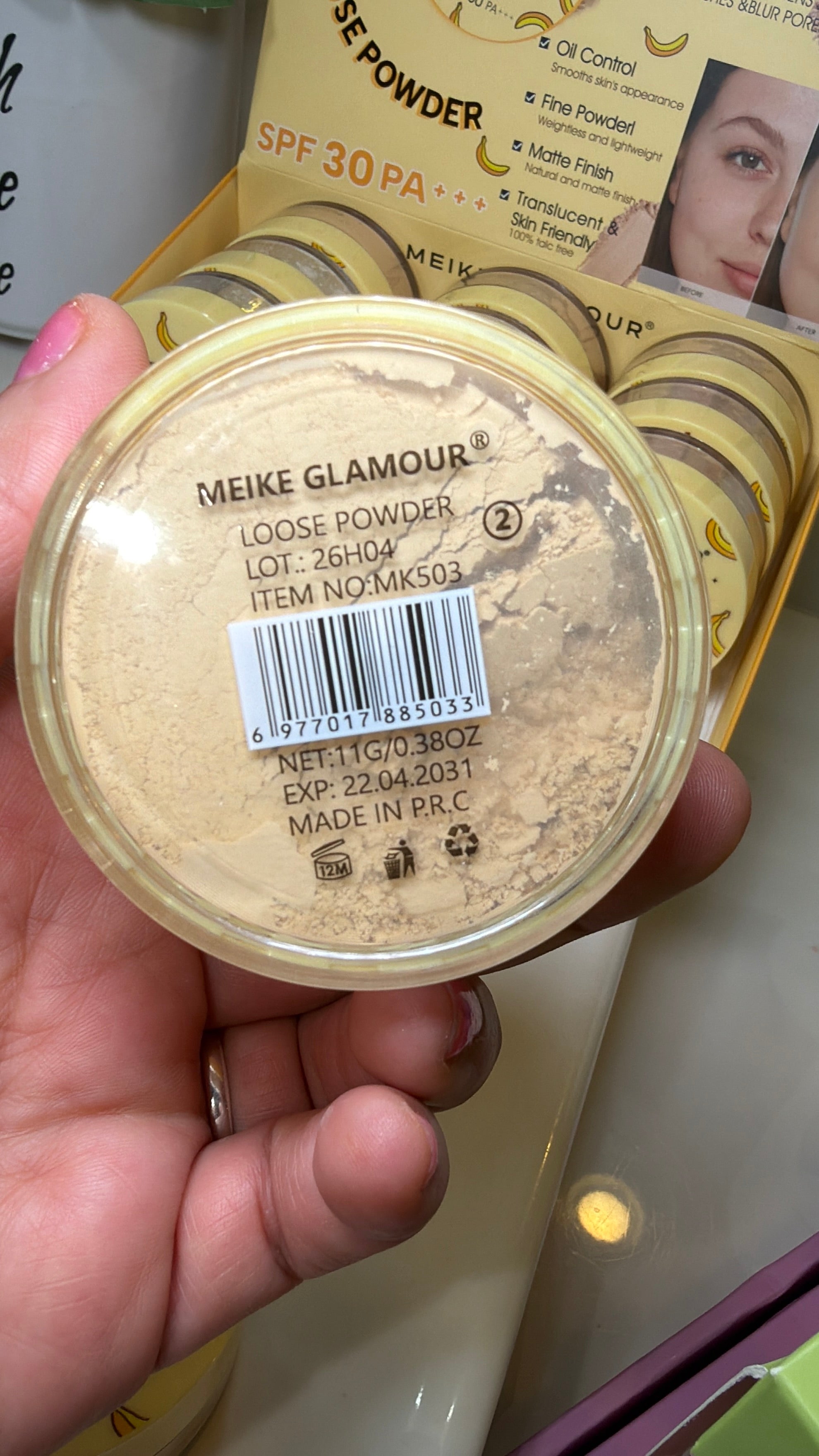 Banana loose powder