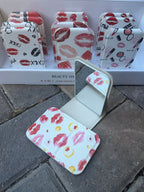 💋 Chic Folding Compact Makeup Mirror