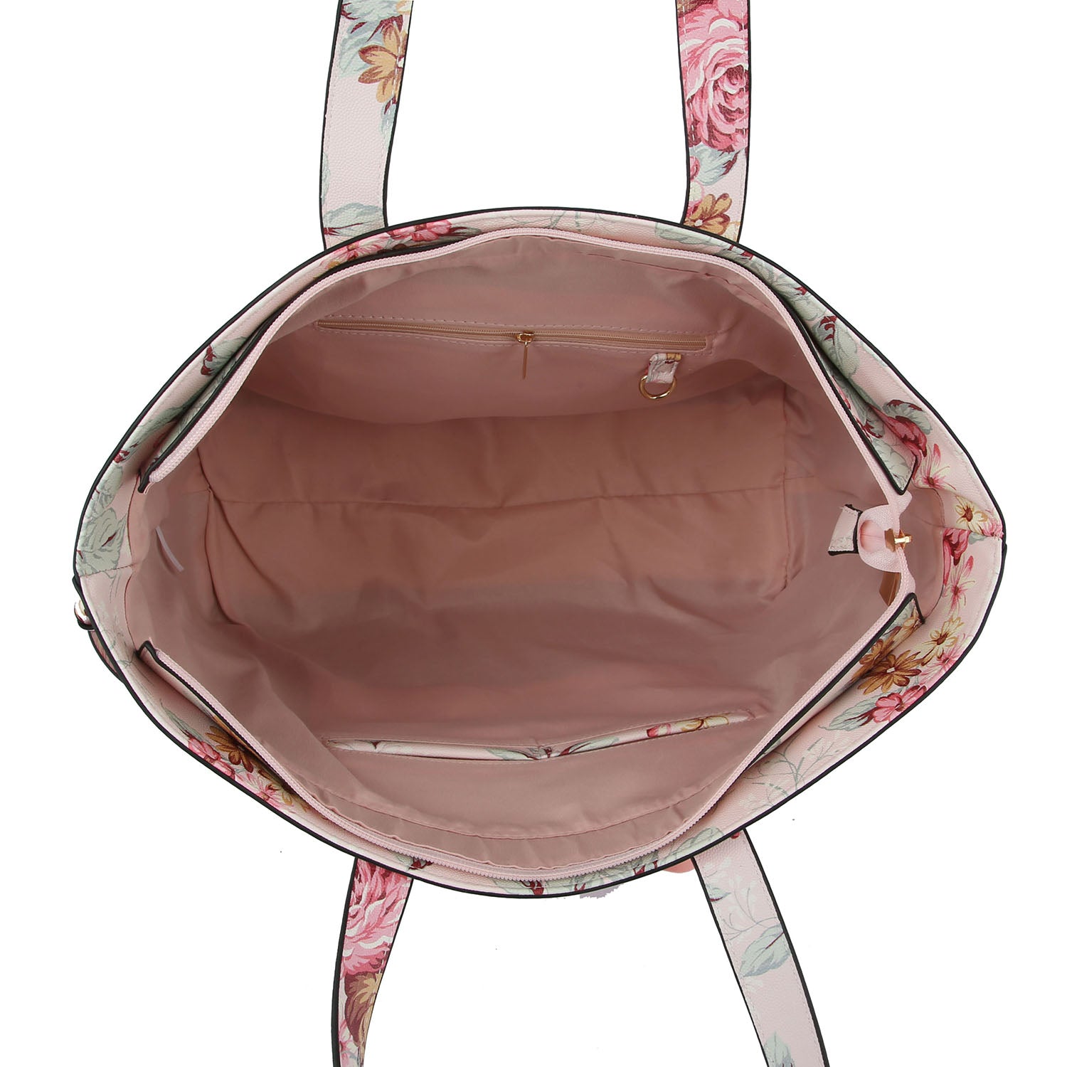 3D Flower Printed Large Shopper