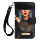 NICOLE LEE SIGNATURE PHONE CASE AND WALLET WRISTLET