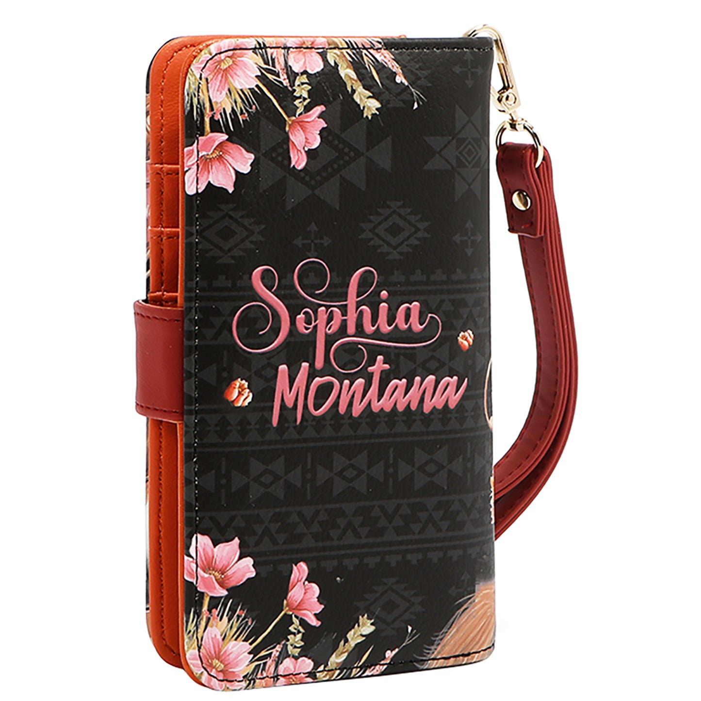 NICOLE LEE SIGNATURE PHONE CASE AND WALLET WRISTLET