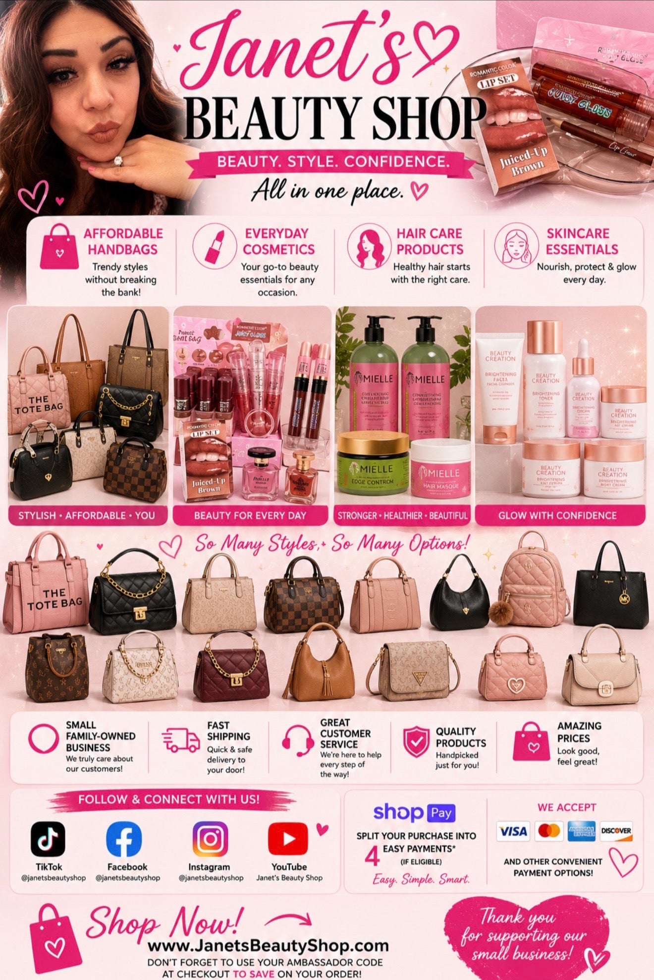 Janets beauty shop.com