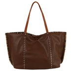 Reversible Leopard Shopper Bag