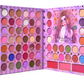 KEVIN & COCO FLOWERS AND MUSHROOM EARRINGS 69 COLOR EYESHADOW AND FACE PALETTE