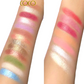 KEVIN & COCO FLOWERS AND MUSHROOM EARRINGS 69 COLOR EYESHADOW AND FACE PALETTE