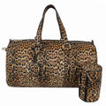 Leopard 2-in-1 Duffle &amp; Makeup Pouch Set PRE -ORDER