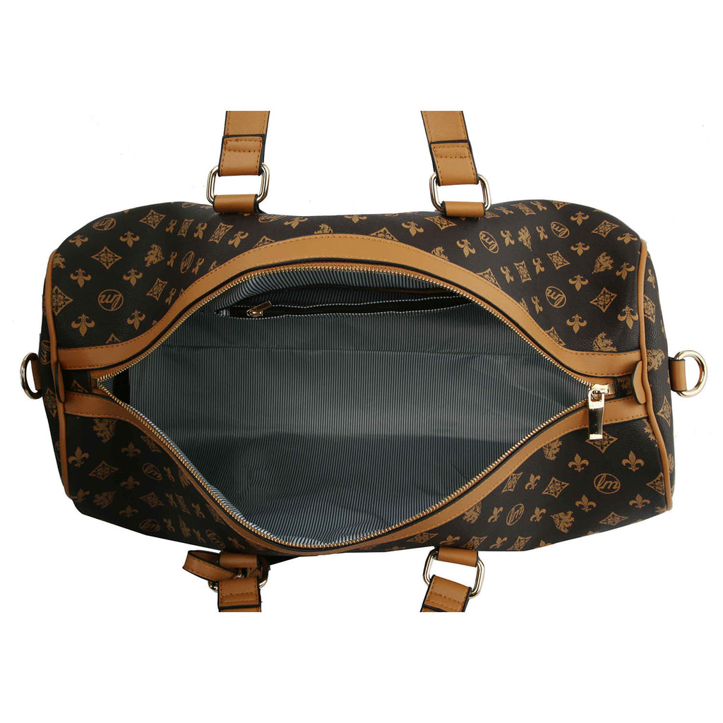 Fashion Multi Color Monogram 2-in-1 Duffle &amp; Makeup Pouch Set pre-order