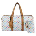 Fashion Multi Color Monogram 2-in-1 Duffle &amp; Makeup Pouch Set pre-order