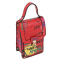 Multi Graffiti Print Top Flap Crossbody Bag Cell Phone Purse  pre-order