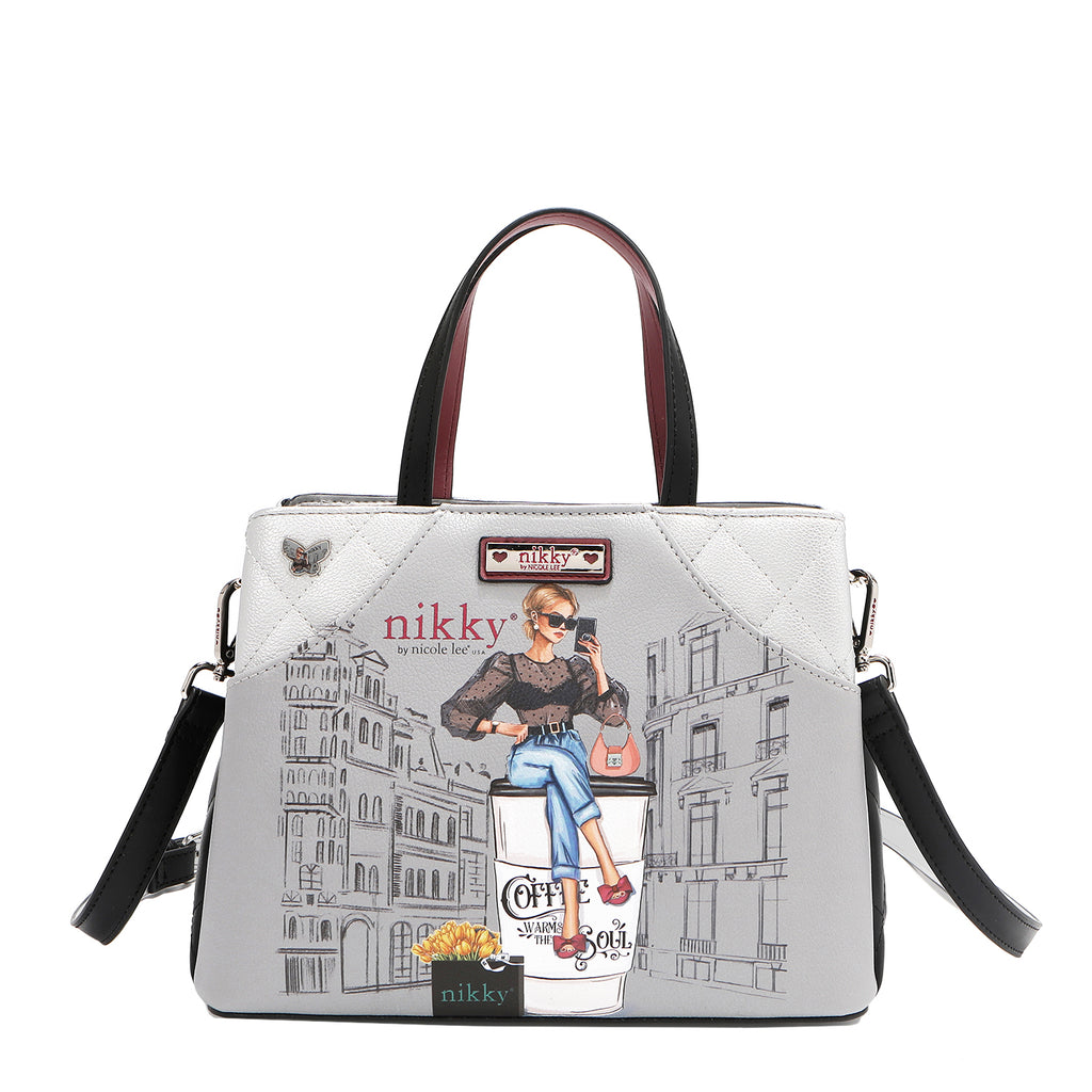 Nicole Lee URBAN COFFEE DREAM SATCHEL BAG by Nikky