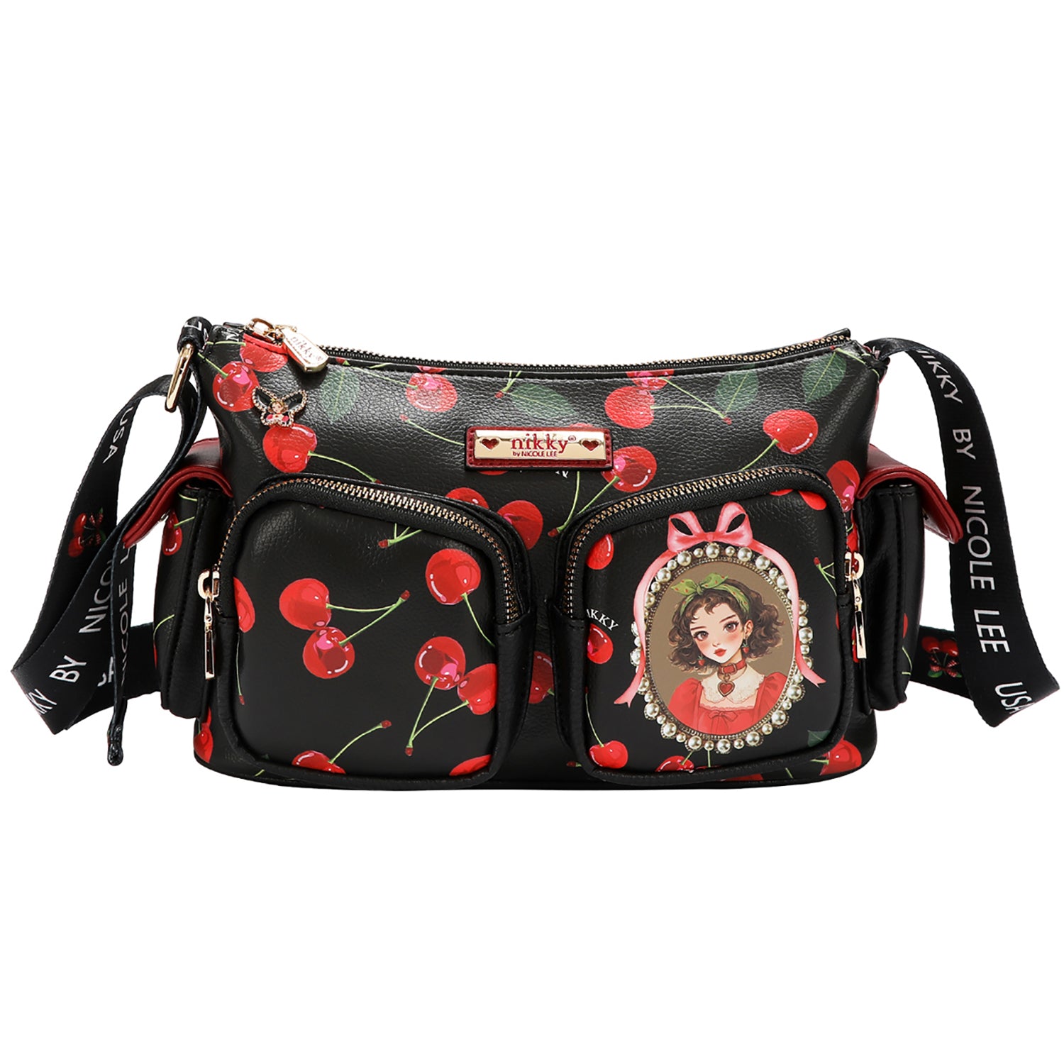 Nicole Lee CHERRY LIPS CROSSBODY  PRE-ORDER