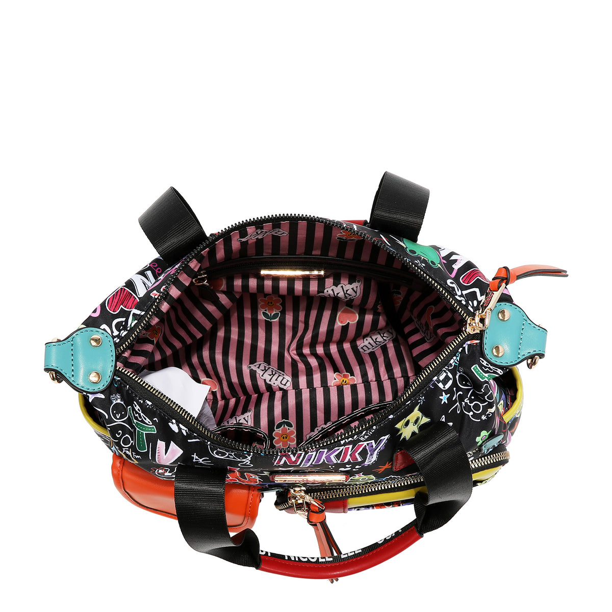 Nicole Lee JUST FOR FUN SATCHEL BAG