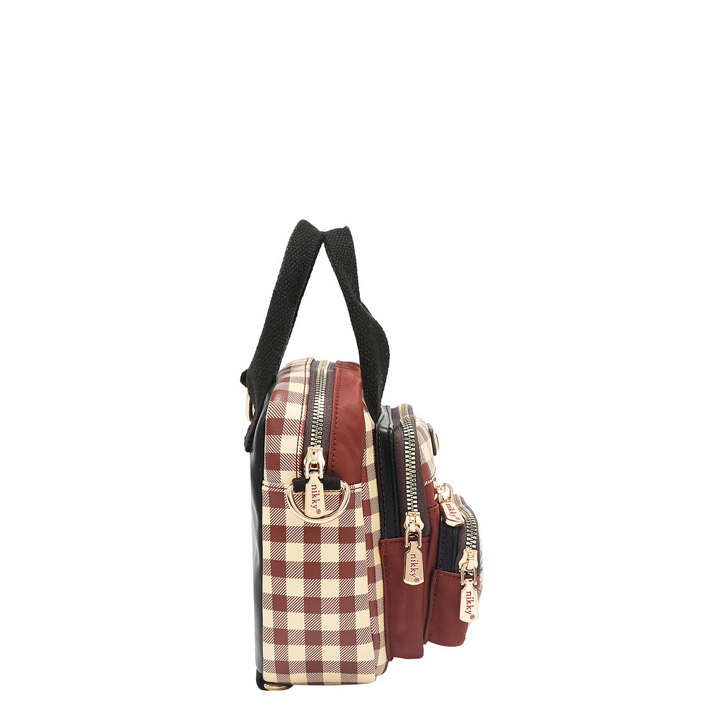 Nicole Lee CONVERTIBLE MINI CROSSBODY TOTE