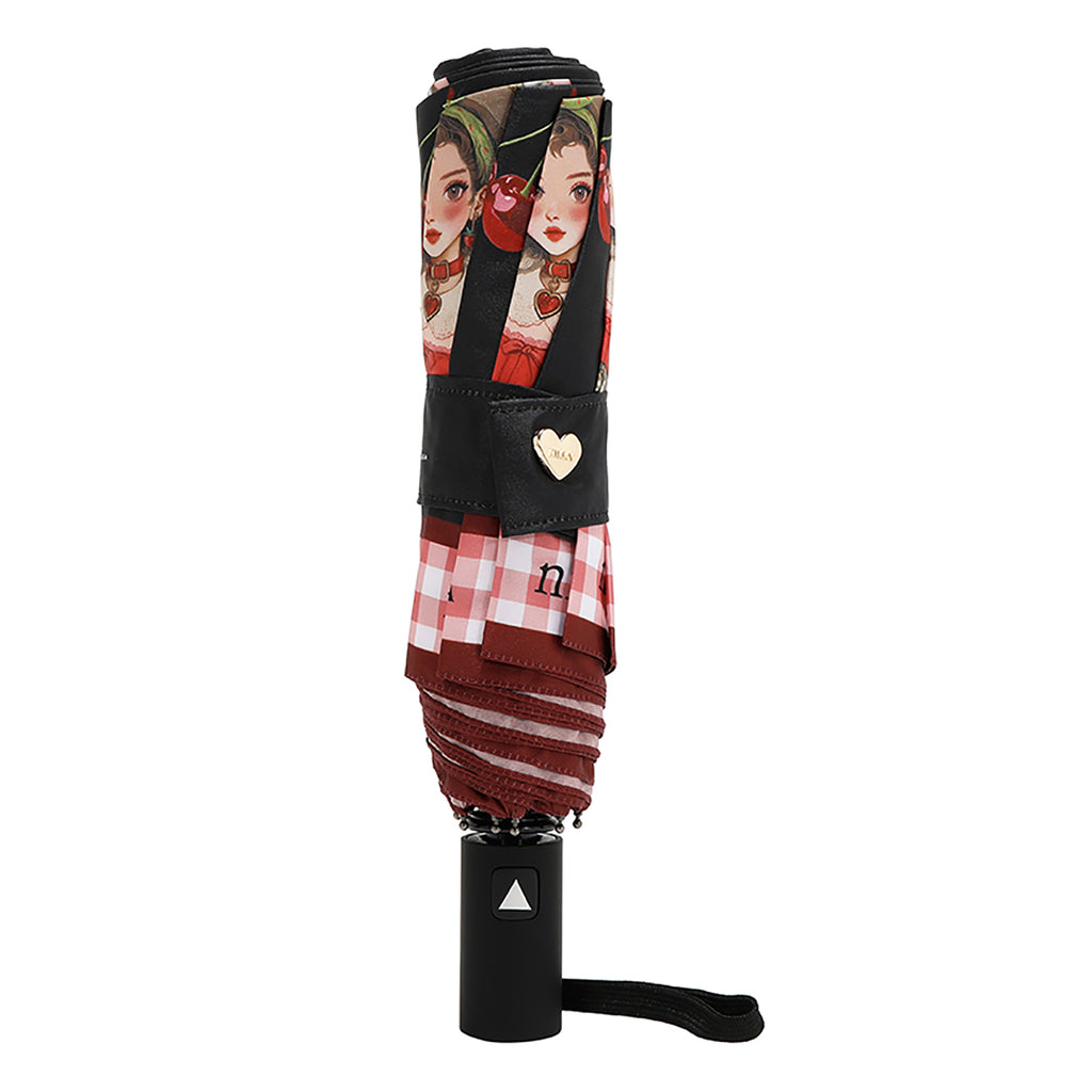 NIKKY TRAVEL UMBRELLA  CHERRY LIPS