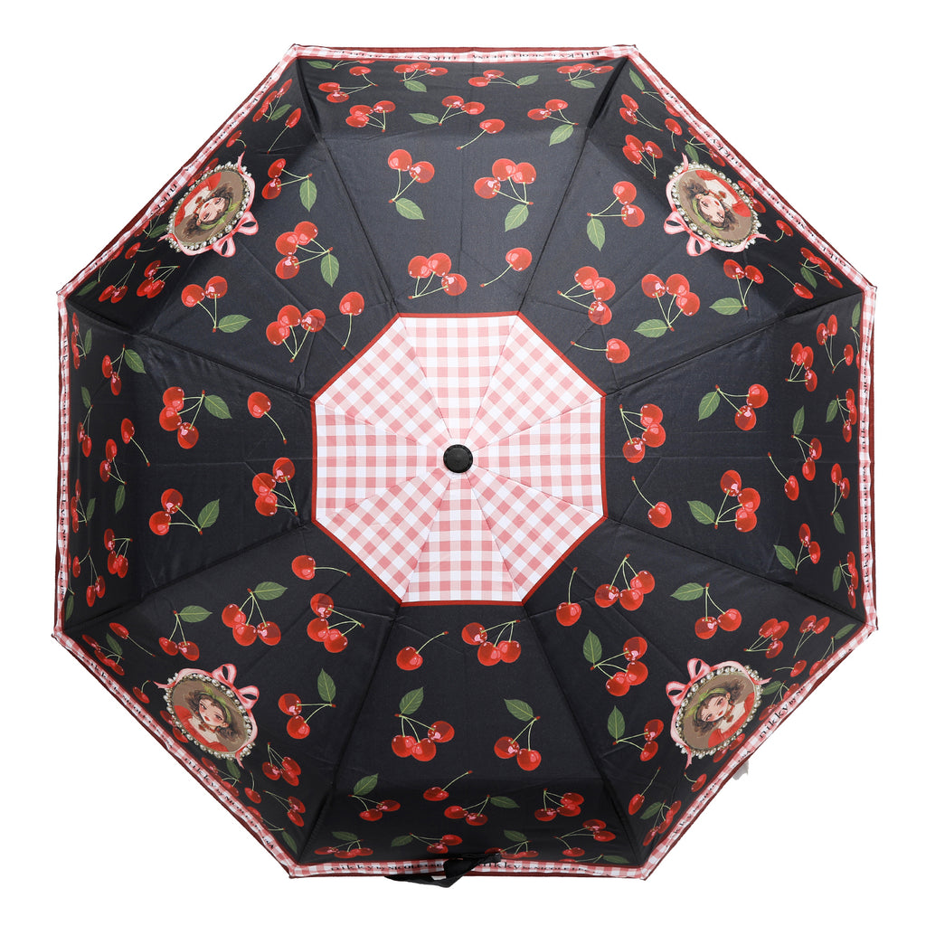 NIKKY TRAVEL UMBRELLA  CHERRY LIPS