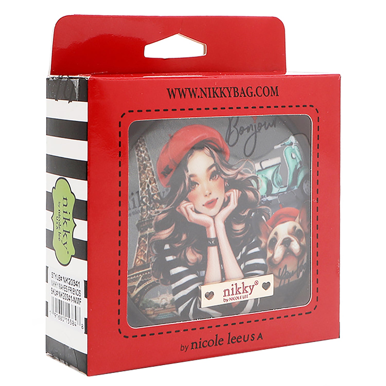 NICOLE LEE ROUND COINPURSE KEYCHAIN Pre-order