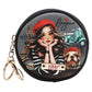 NICOLE LEE ROUND COINPURSE KEYCHAIN