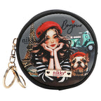 NICOLE LEE ROUND COINPURSE KEYCHAIN Pre-order