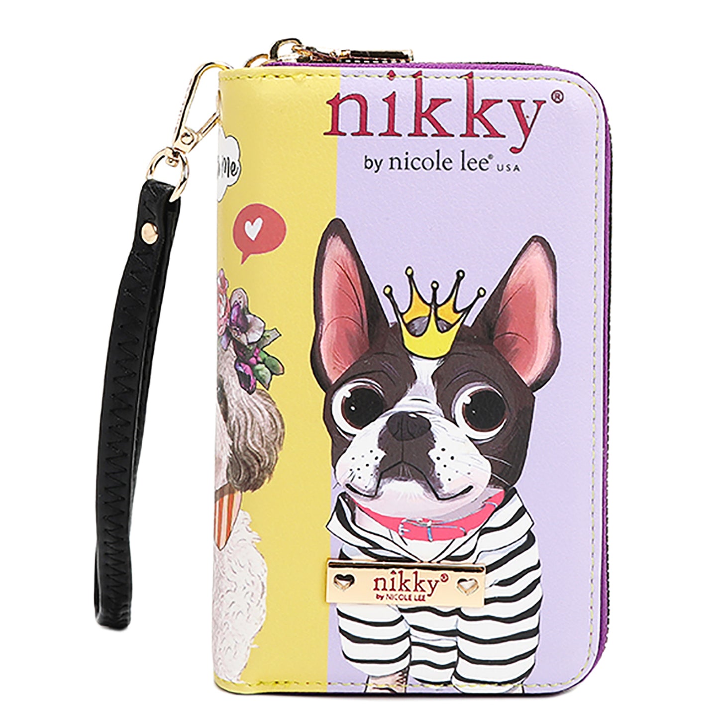 NIKKY MEDIUM DOUBLE ZIPPER WALLET BY NICOLE LEE