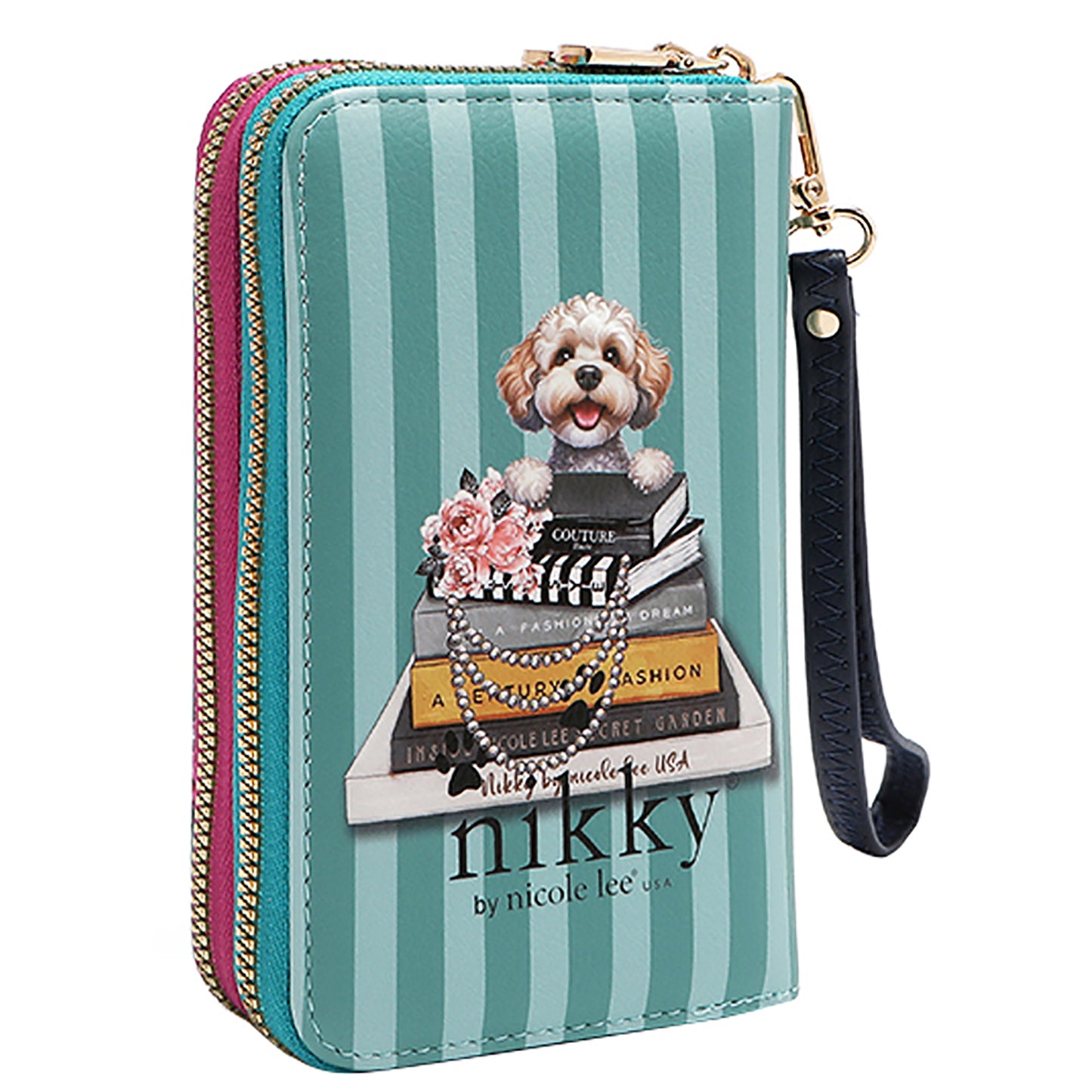 NIKKY MEDIUM DOUBLE ZIPPER WALLET BY NICOLE LEE