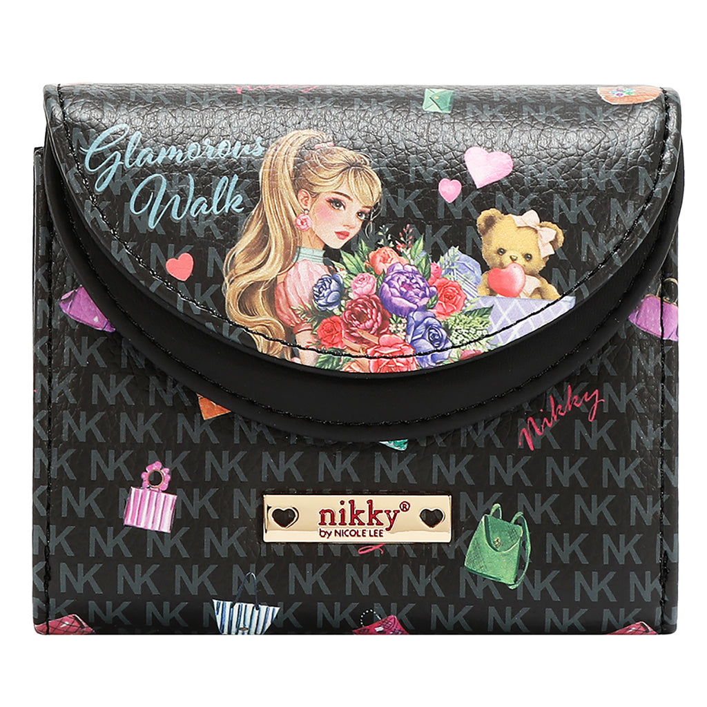 NIcole lee  DOUBLE FLAP COMPACT WALLET ✨💖