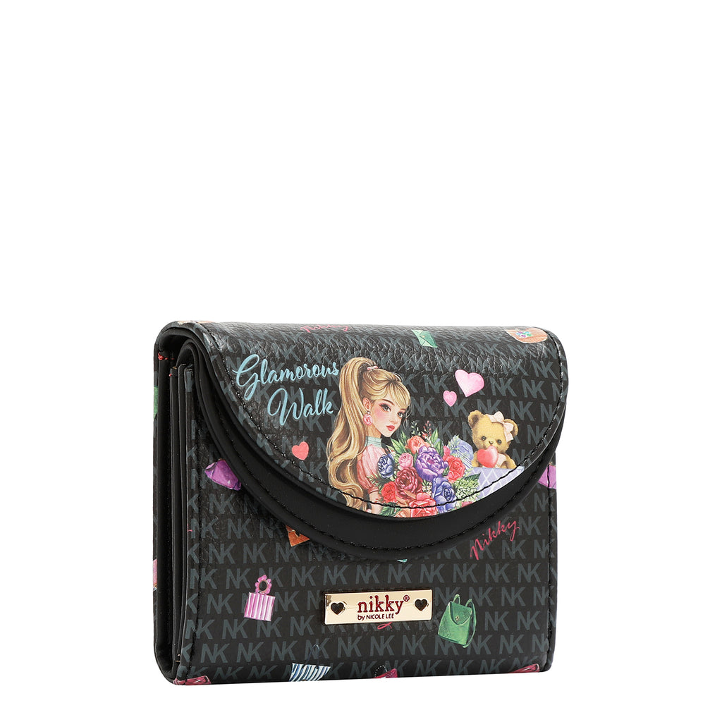 NIcole lee  DOUBLE FLAP COMPACT WALLET ✨💖