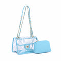 Quilt See Thru 2-in-1 Classic Shoulder Bag