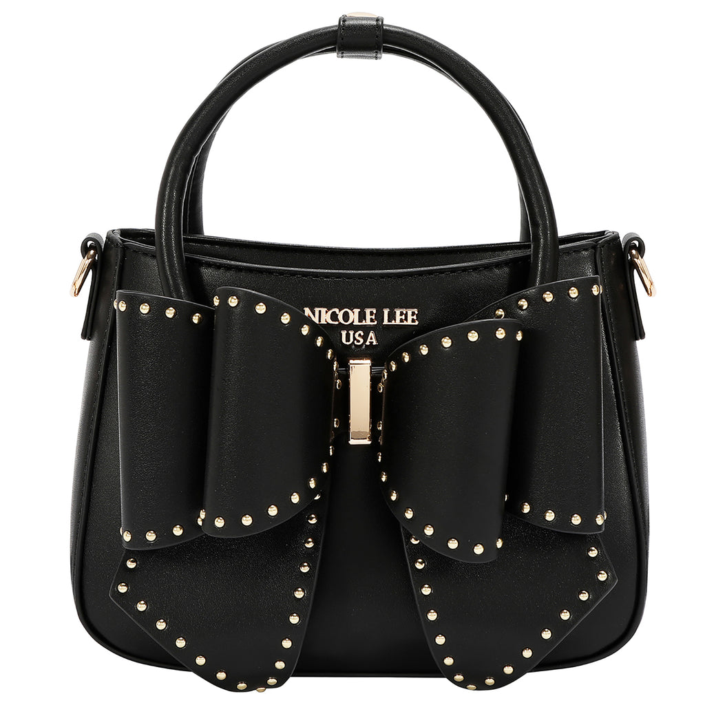 Nicole Lee Studded Bow Satchel PRE-ORDER