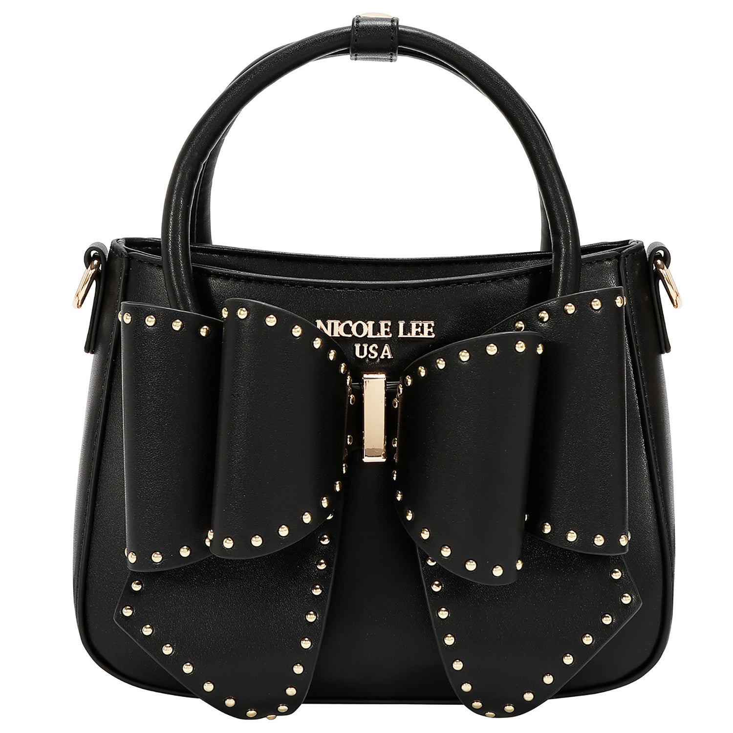 Nicole Lee Studded Bow Satchel PRE-ORDER