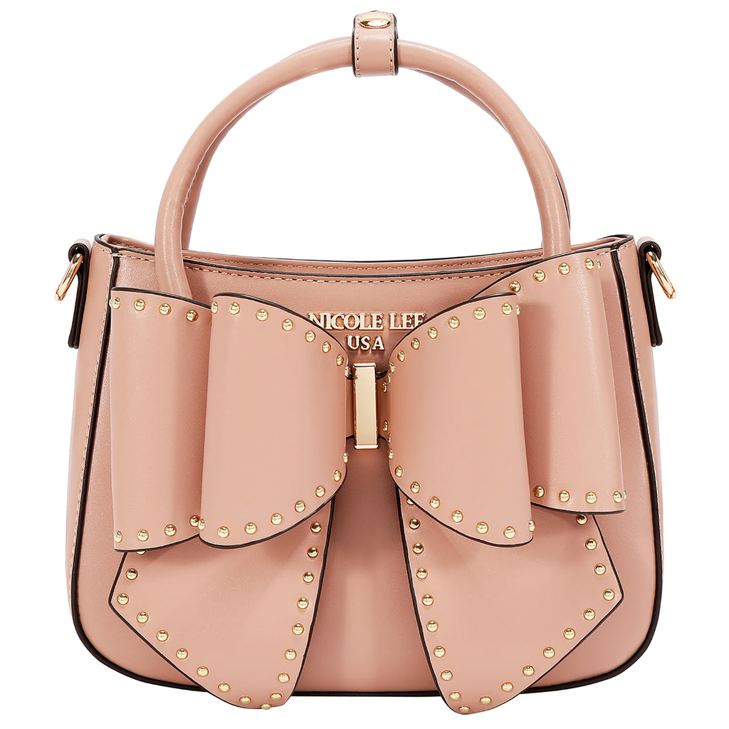 Nicole Lee Studded Bow Satchel PRE-ORDER