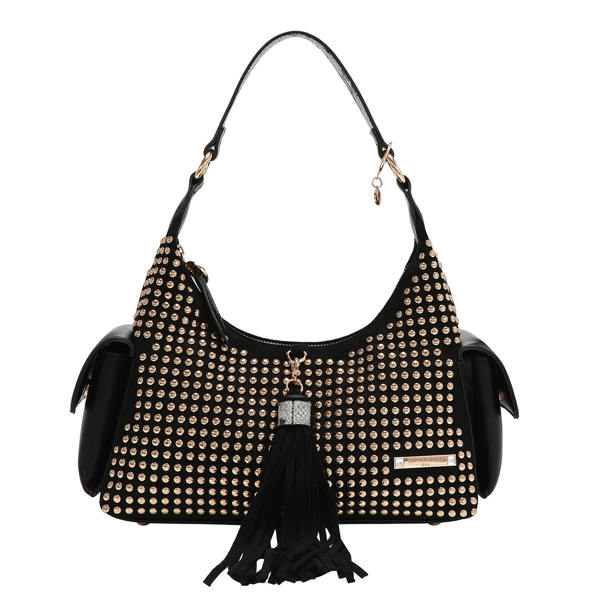 Nicole Lee STUDDED GLAM SHOULDER BAG