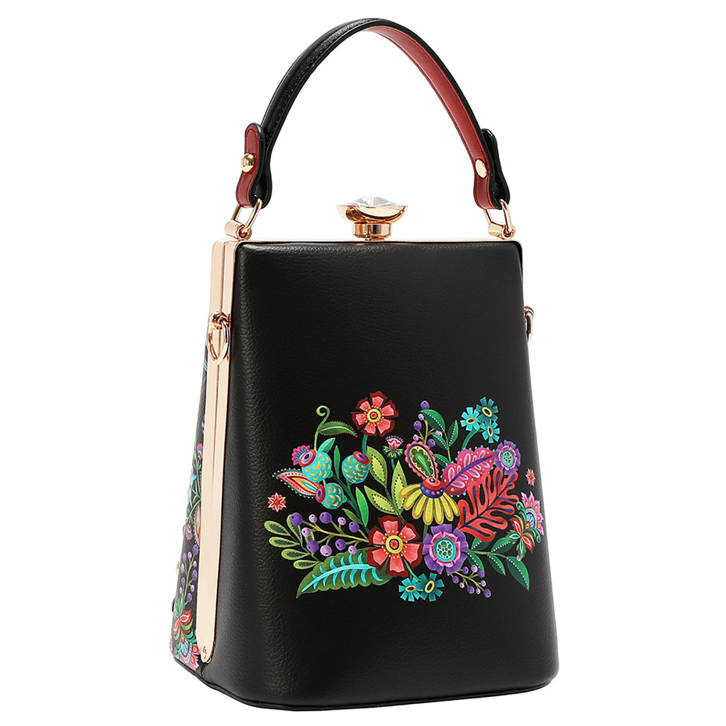 Nicole Lee KEEP DREAMING DIAMOND STONE CLUTCH