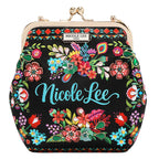 Nicole Lee KISS LOCK 2 COMPARTMENT CROSSBODY BAG