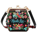 Nicole Lee KISS LOCK 2 COMPARTMENT CROSSBODY BAG
