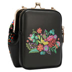 Nicole Lee KISS LOCK 2 COMPARTMENT CROSSBODY BAG