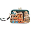 Nicole Lee Kiss Lock Clutch Wristlet
