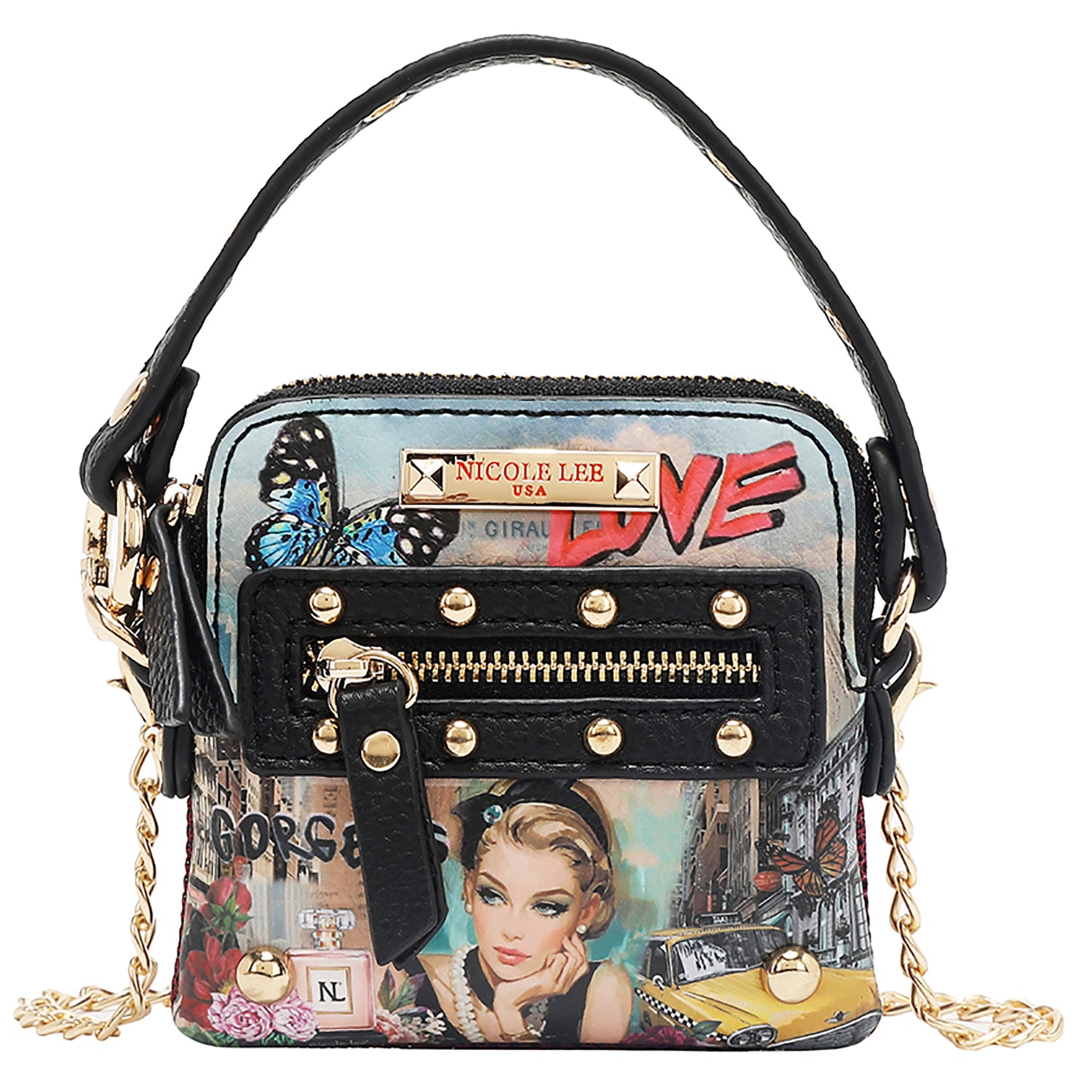 Nicole Lee MINI TOP HANDLE CROSSBODY BAG