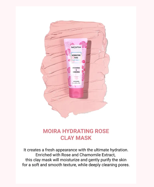 MOIRA Hydrating Rose Clay Mask CLEARANCES