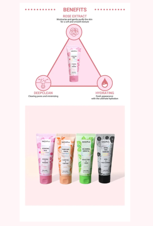 MOIRA Hydrating Rose Clay Mask CLEARANCES