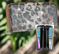 New arrival Leopard Print Rhinestone Wallet