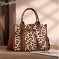 Wrangler Leopard Print Concealed Carry Tote/Crossbody