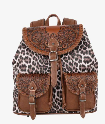 Montana West Tooled Collection Backpack
