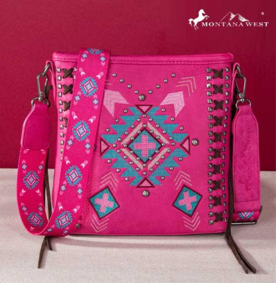 Montana West Embroidered Aztec Concealed Carry Crossbody (pre-order)