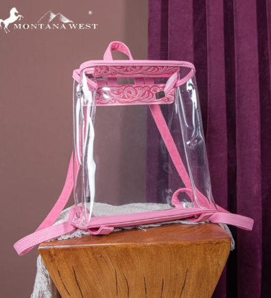 Montana West Western Clear Backpack